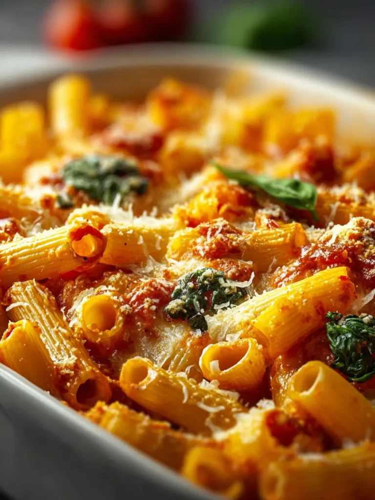 Vegan Pasta Bake Recipe First Image