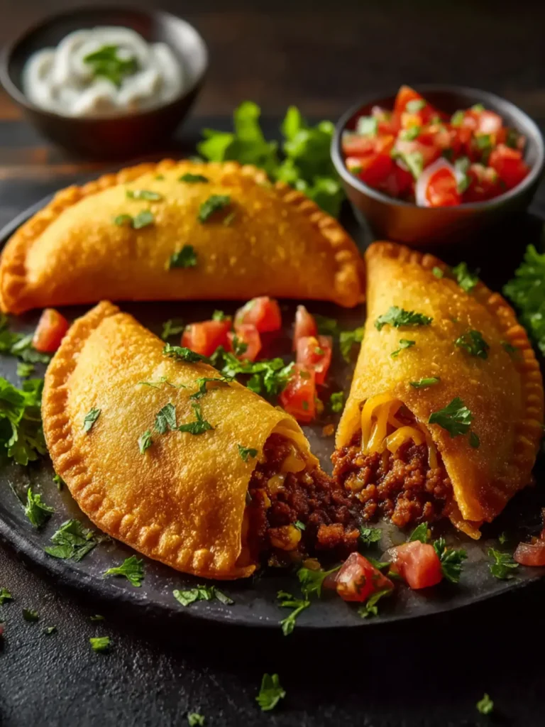 Spicy Crispy Mexican Taco Pockets First Image