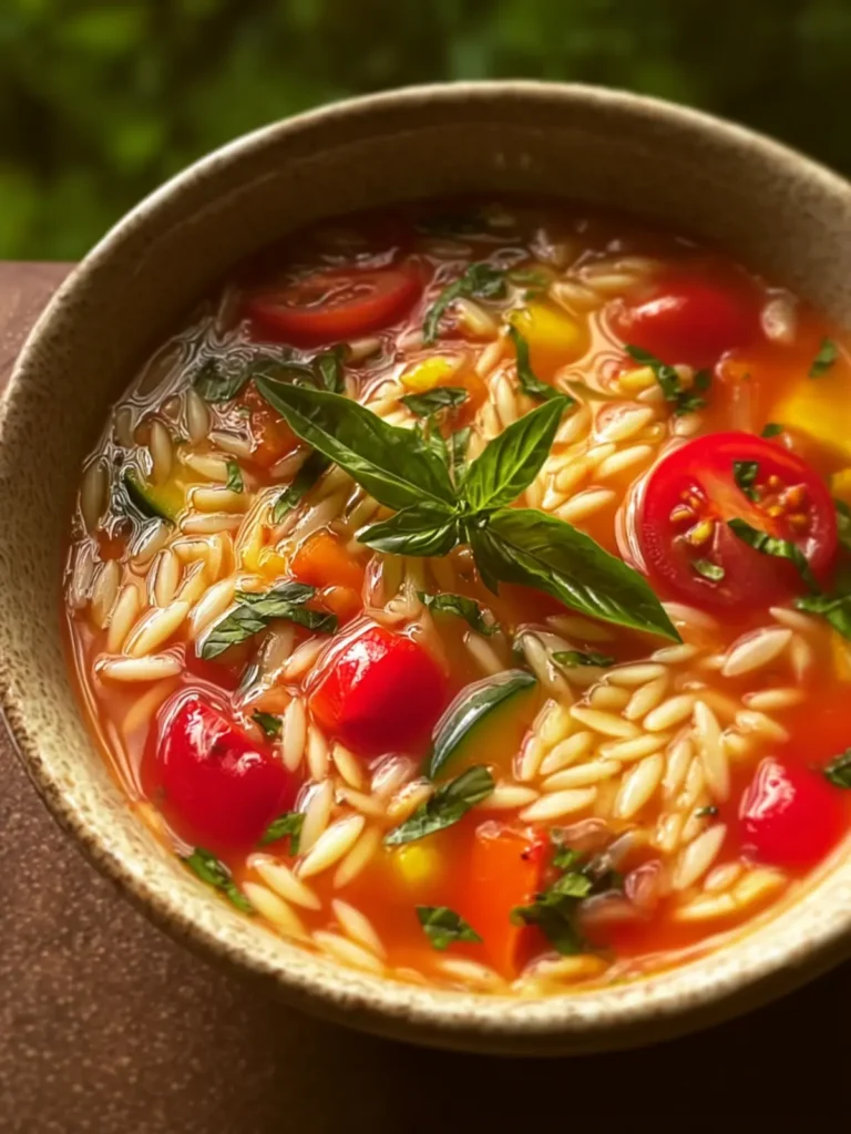 Summery Orzo Soup: A Refreshing Recipe You’ll Love! First Image