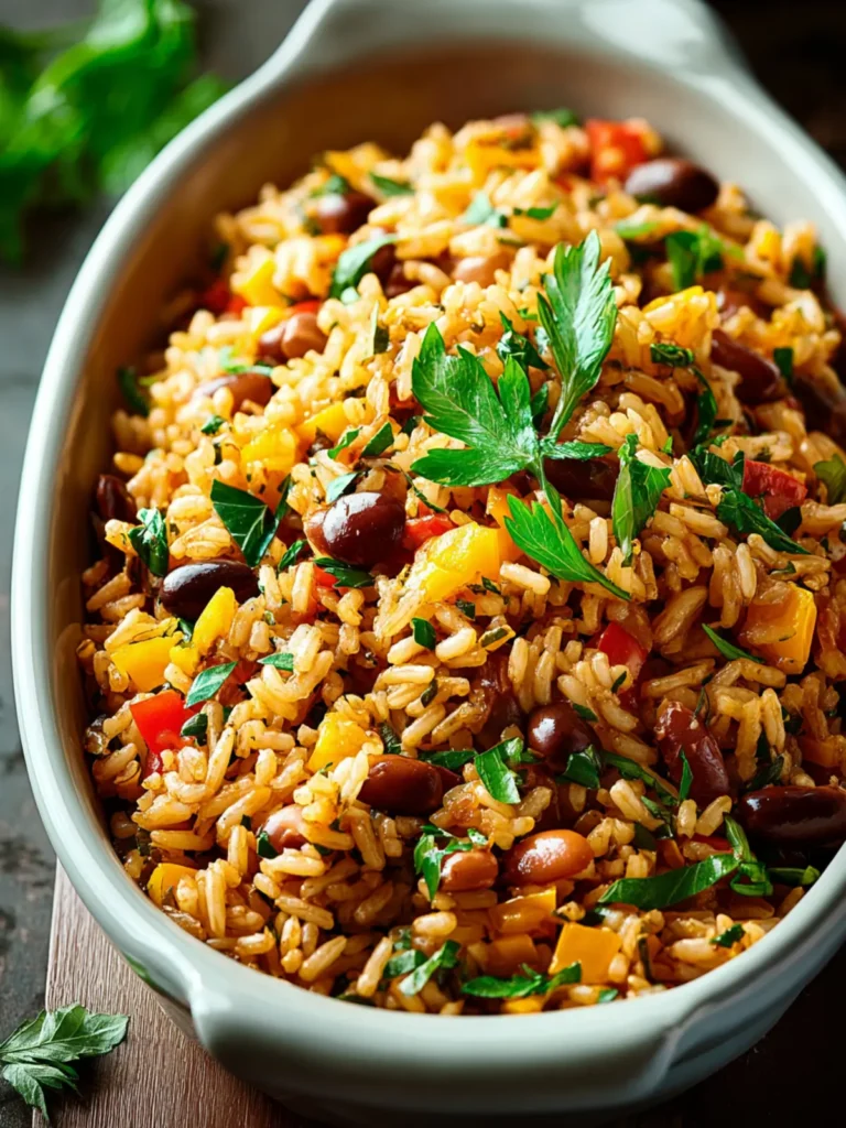 Irresistible Mediterranean Rice and Beans Recipe Delight First Image