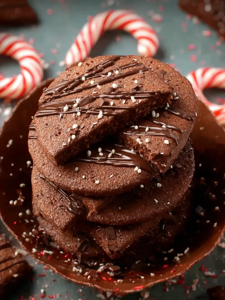 Chocolate Sugar Cookies First Image