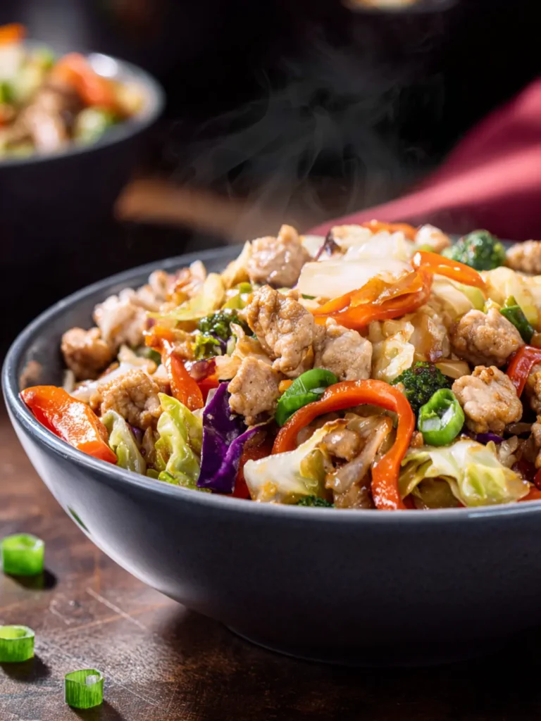 Chicken Egg Roll in a Bowl First Image