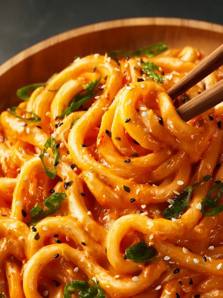 Creamy Gochujang Udon Noodles First Image