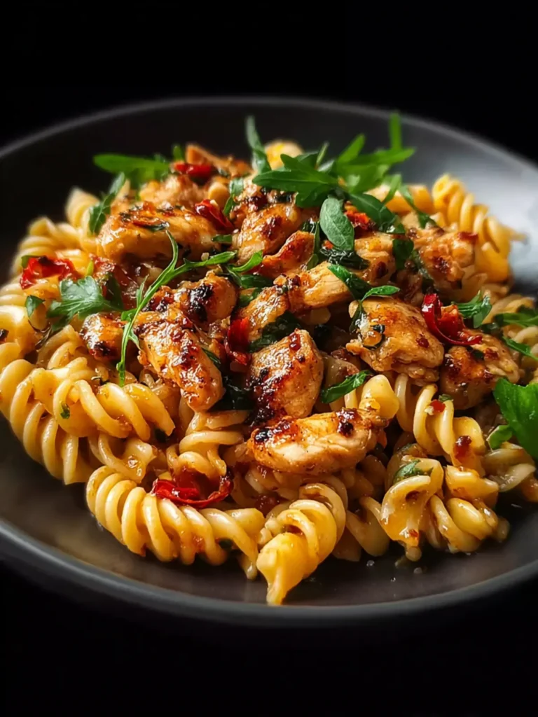 Honey Pepper Chicken Pasta First Image
