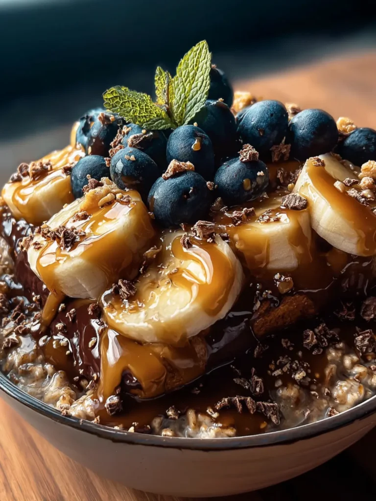 Indulge in Caramelized Banana Chocolate Oats Delight First Image