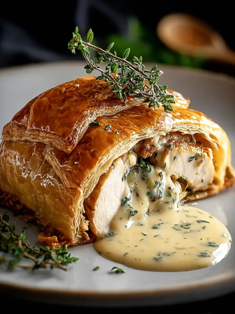 Irresistible Chicken Wellington with Dijon Sauce Recipe First Image