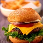Quick and Easy Juicy Air Fryer Cheeseburgers First Image