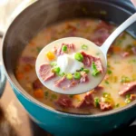 Leftover Corned Beef Soup First Image