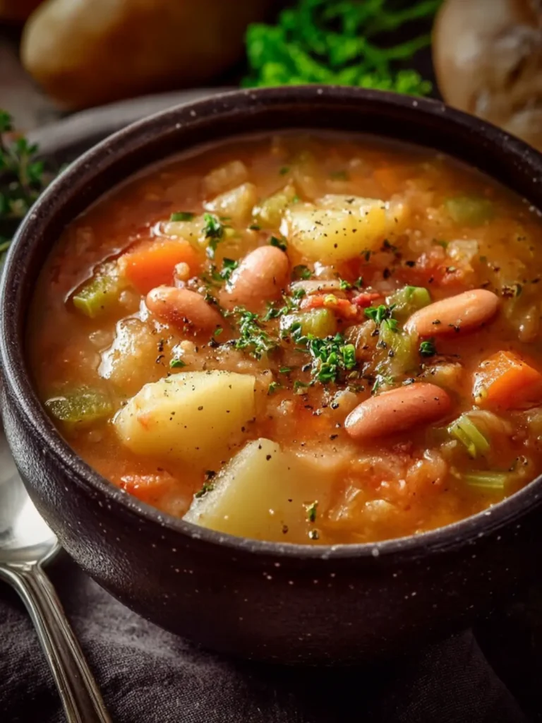 Hearty Potato Bean Soup First Image