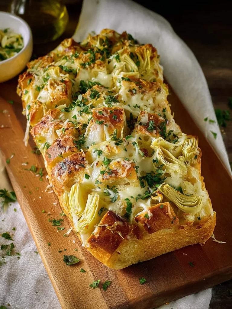 Artichoke Bread: Gooey and Irresistible Delight First Image