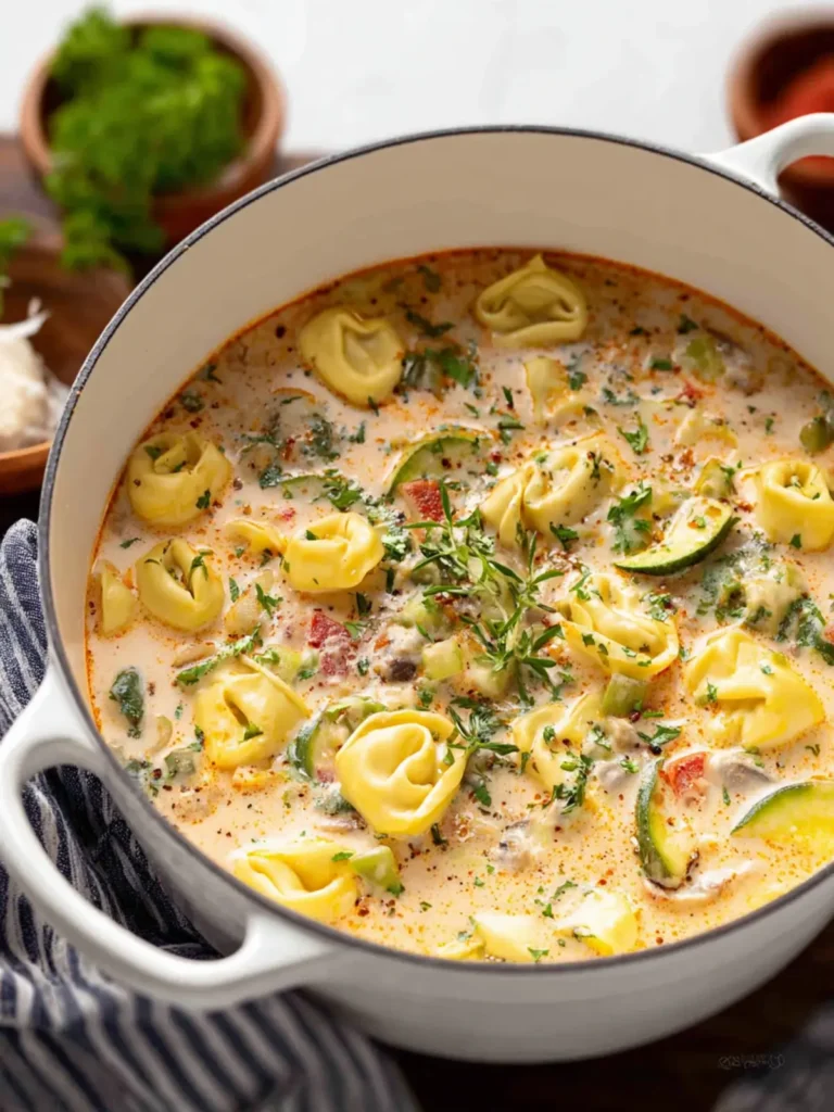 Creamy Tortellini Soup First Image