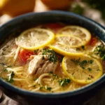 Greek Lemon Chicken Soup: A Bowl of Comfort with Mediterranean Soul First Image
