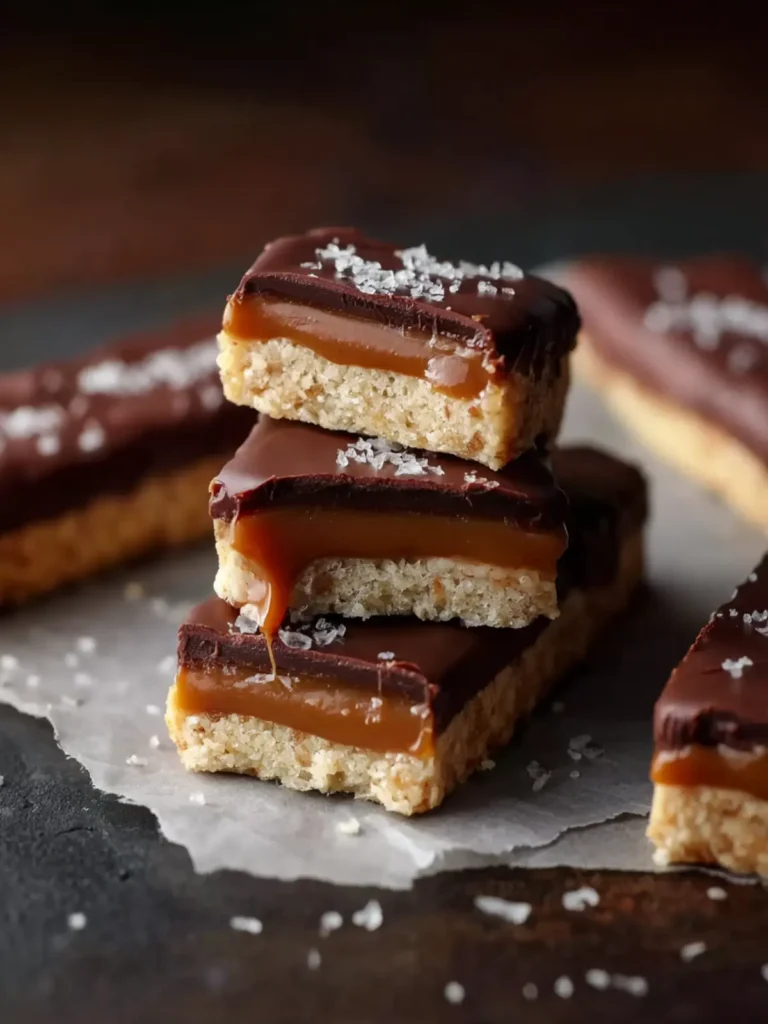 Healthy Twix Bars (Gluten-Free Homemade) First Image