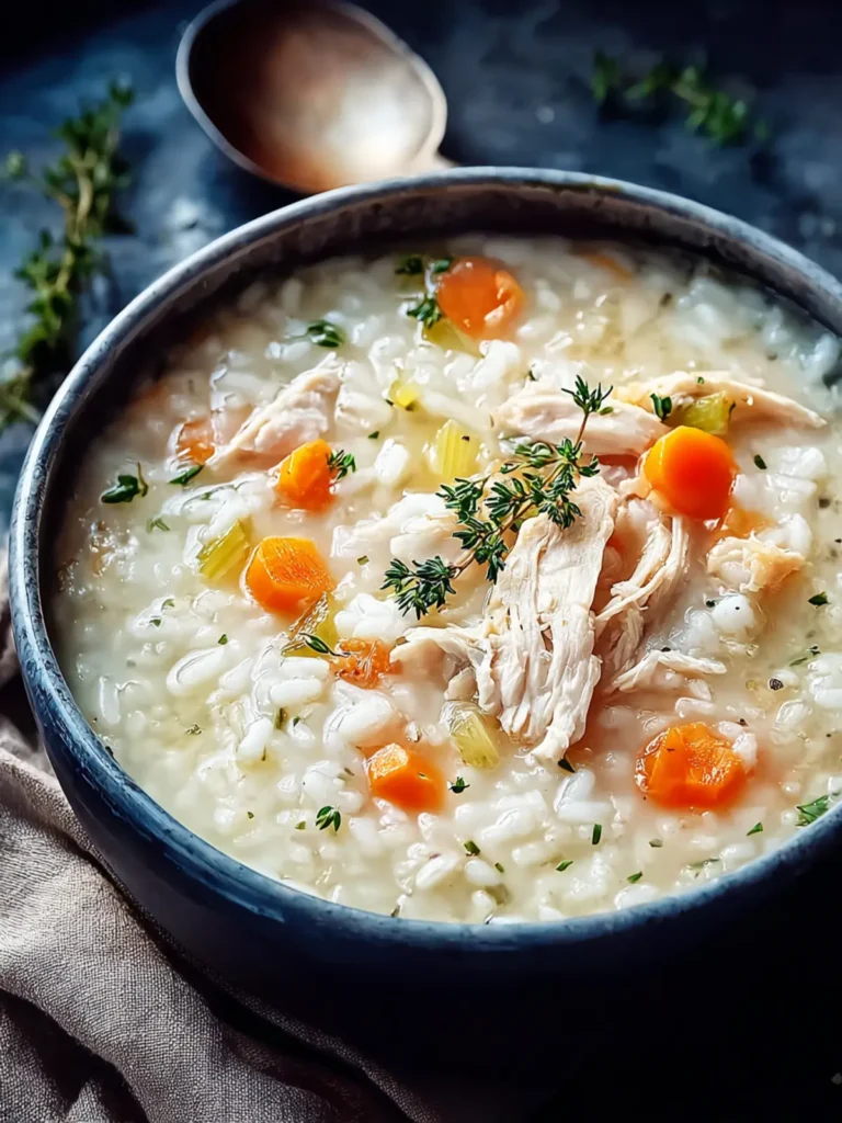 White Chicken and Rice Soup: Cozy Comfort in a Bowl First Image