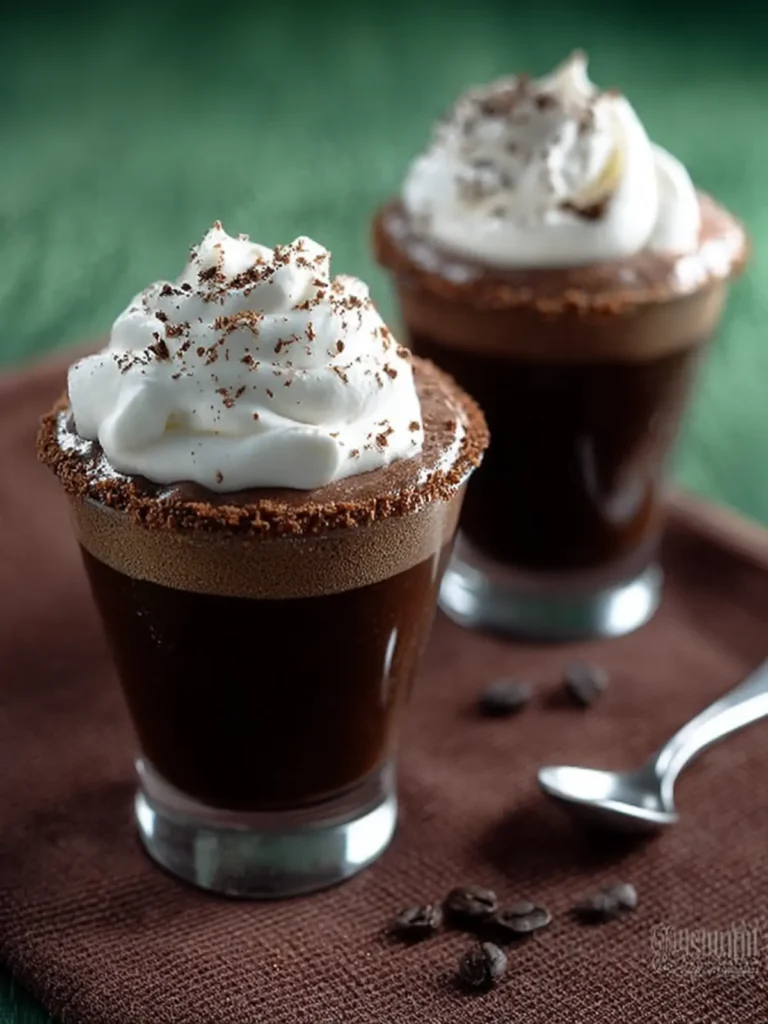 Chocolate Guinness Mousse Cups For Two First Image
