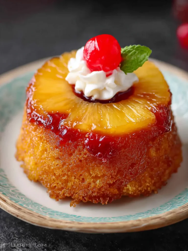 Pineapple Upside Down Cake For One First Image
